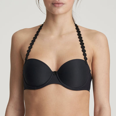 Marie Jo Tom Balcony Bra 0120829 in Charcoal-Bras-Marie Jo-Charcoal-32-C-Anna Bella Fine Lingerie, Reveal Your Most Gorgeous Self!