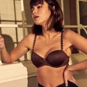 Marie Jo Tom Balcony Bra in Aubergine 0120829-Anna Bella Fine Lingerie-Aubergine-30-E