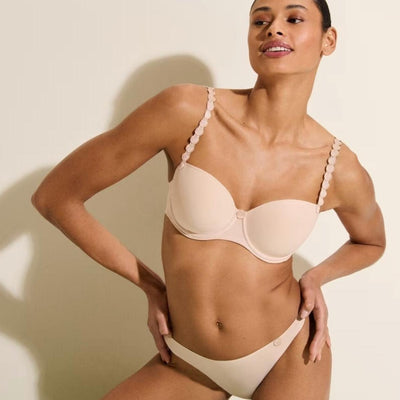 Marie Jo Tom Balcony Bra in Caffé Latte 0120829-Bras-Marie Jo-Caffé Latte-32-C-Anna Bella Fine Lingerie, Reveal Your Most Gorgeous Self!