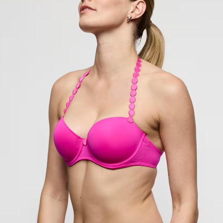 Marie Jo Tom Balcony Bra in Influencer Pink 0120829-Bras-Marie Jo-Influencer Pink-32-D-Anna Bella Fine Lingerie, Reveal Your Most Gorgeous Self!
