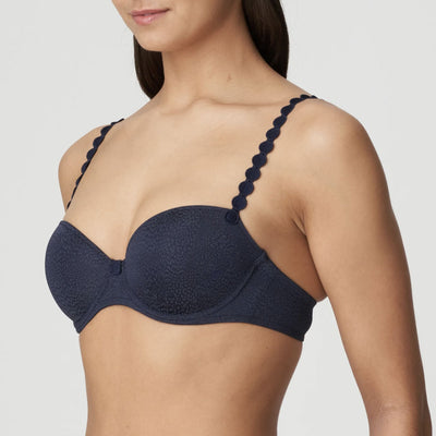 Marie Jo Tom Balcony Bra in Majestic Blue 0120829-Anna Bella Fine Lingerie-Magestic Blue-32-C