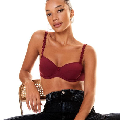 Marie Jo Tom Balcony Bra in Peony Pink 0120829-Bras-Marie Jo-Peony Pink-32-B-Anna Bella Fine Lingerie, Reveal Your Most Gorgeous Self!