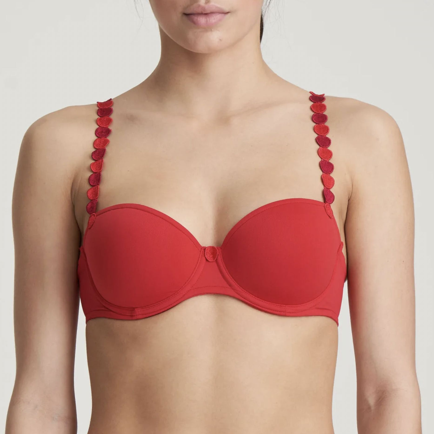 Marie Jo Tom Balcony Bra in Scarlet 0120829-Anna Bella Fine Lingerie-Scarlet-30-B