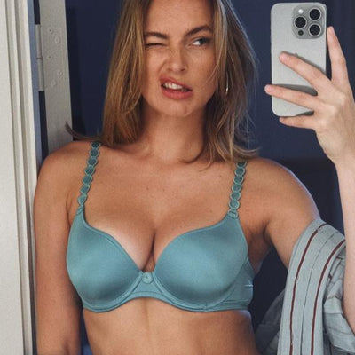 Marie Jo Tom Heartshape Bra in Azure Delight 0120826-Anna Bella Fine Lingerie-Azure Delight-32-B