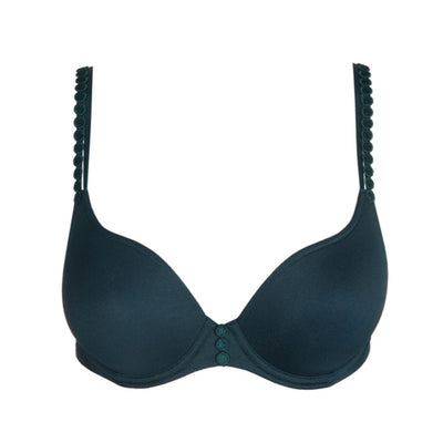 Marie Jo Tom Mini Padded Heart-Shape Bra in Empire Green 0122366-Anna Bella Fine Lingerie-Empire Green-32-B