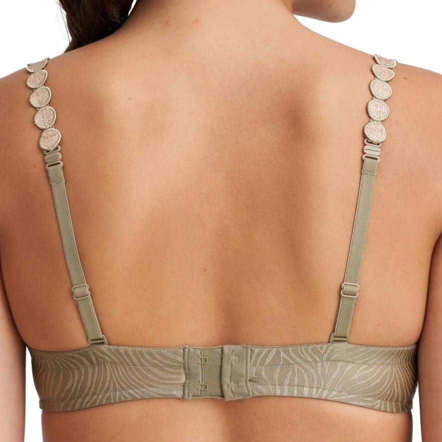 Marie Jo Tom Padded Balcony Bra 0120829 in Golden Olive-Bras-Marie Jo-Golden Olive-32-F-Anna Bella Fine Lingerie, Reveal Your Most Gorgeous Self!