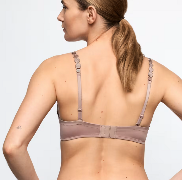 Marie Jo Tom Padded Heartshape Bra in Cosmetic 0120826-Bras-Marie Jo-Cosmetic-32-B-Anna Bella Fine Lingerie, Reveal Your Most Gorgeous Self!