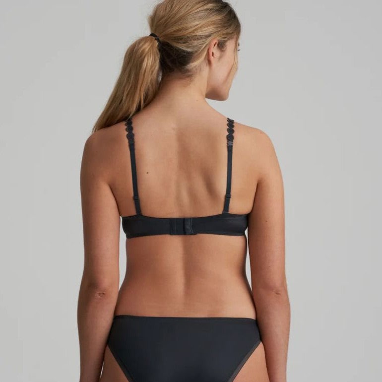 Marie Jo Tom Padded Heartshape Bra in Graphite Grey 0120826-Bras-Marie Jo-Graphite Grey-32-B-Anna Bella Fine Lingerie, Reveal Your Most Gorgeous Self!
