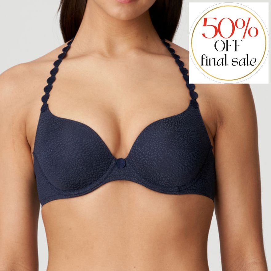 Marie Jo Tom Padded Heartshape Bra in Magestic Blue 0120826-Anna Bella Fine Lingerie-Magestic Blue-32-C