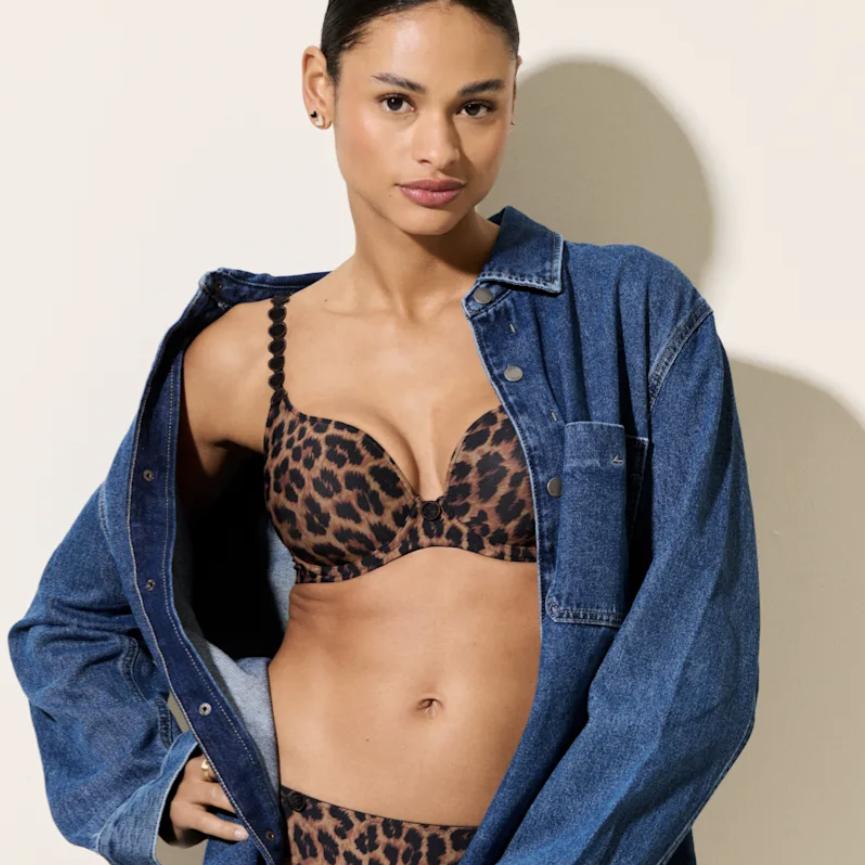 Marie Jo Tom Padded Heartshape in Fauve 0120826-Anna Bella Fine Lingerie-Fauve Animal Print-30-E