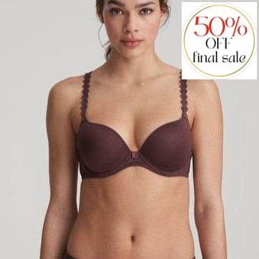 Marie Jo Tom Push-Up Bra in Aubergine 022827-Bras-Marie Jo-Aubergine-32-B-Anna Bella Fine Lingerie, Reveal Your Most Gorgeous Self!