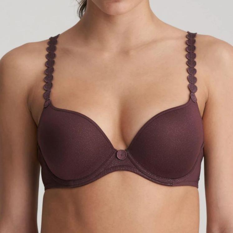 Marie Jo Tom Push-Up Bra in Aubergine 022827-Anna Bella Fine Lingerie-Aubergine-32-B