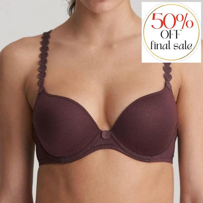 Marie Jo Tom Push-Up Bra in Aubergine 022827-Bras-Marie Jo-Aubergine-32-B-Anna Bella Fine Lingerie, Reveal Your Most Gorgeous Self!