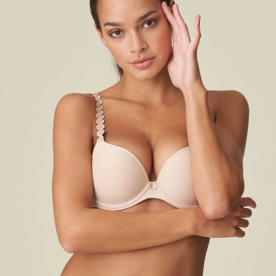 Marie Jo Tom Push Up Bra in Cafe au Lait 0220827-Anna Bella Fine Lingerie-Cafe au Lait-32-B