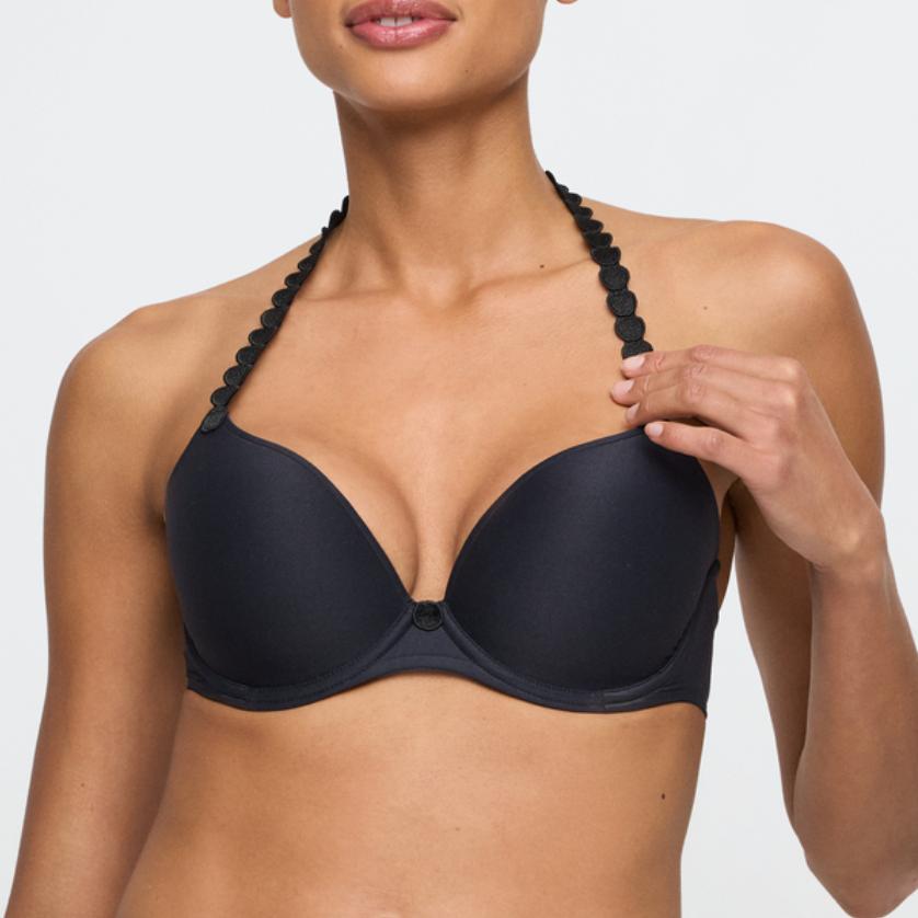 Marie Jo Tom Push-Up Bra in Charcoal 0220827-Bras-Marie Jo-Charcoal-32-B-Anna Bella Fine Lingerie, Reveal Your Most Gorgeous Self!