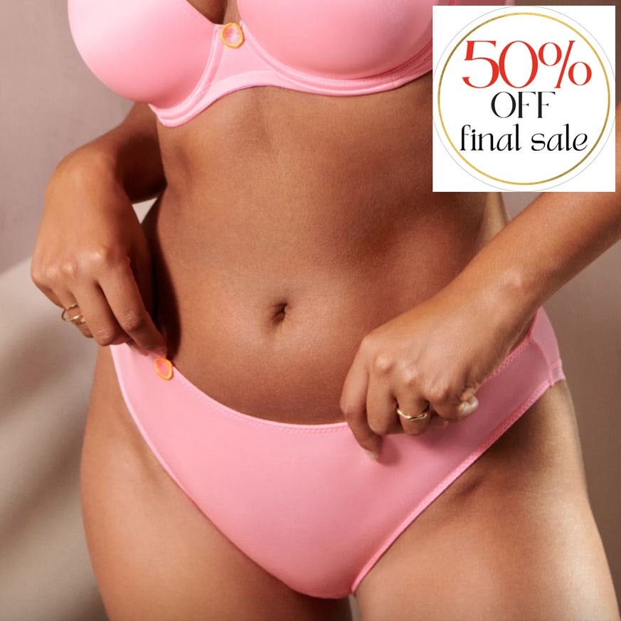 Marie Jo Tom Rio Briefs in Happy Pink 0520820-Panties-Marie Jo-Happy Pink-XSmall-Anna Bella Fine Lingerie, Reveal Your Most Gorgeous Self!