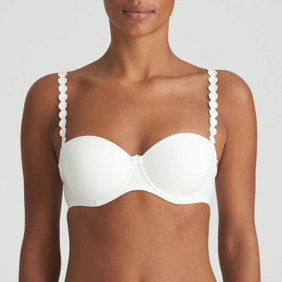 Marie Jo Tom Strapless Bra in Natural 0120828-Strapless Bras-Marie Jo-Natural-32-B-Anna Bella Fine Lingerie, Reveal Your Most Gorgeous Self!