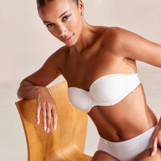 Marie Jo Tom Strapless Bra in Natural 0120828-Strapless Bras-Marie Jo-Natural-32-B-Anna Bella Fine Lingerie, Reveal Your Most Gorgeous Self!