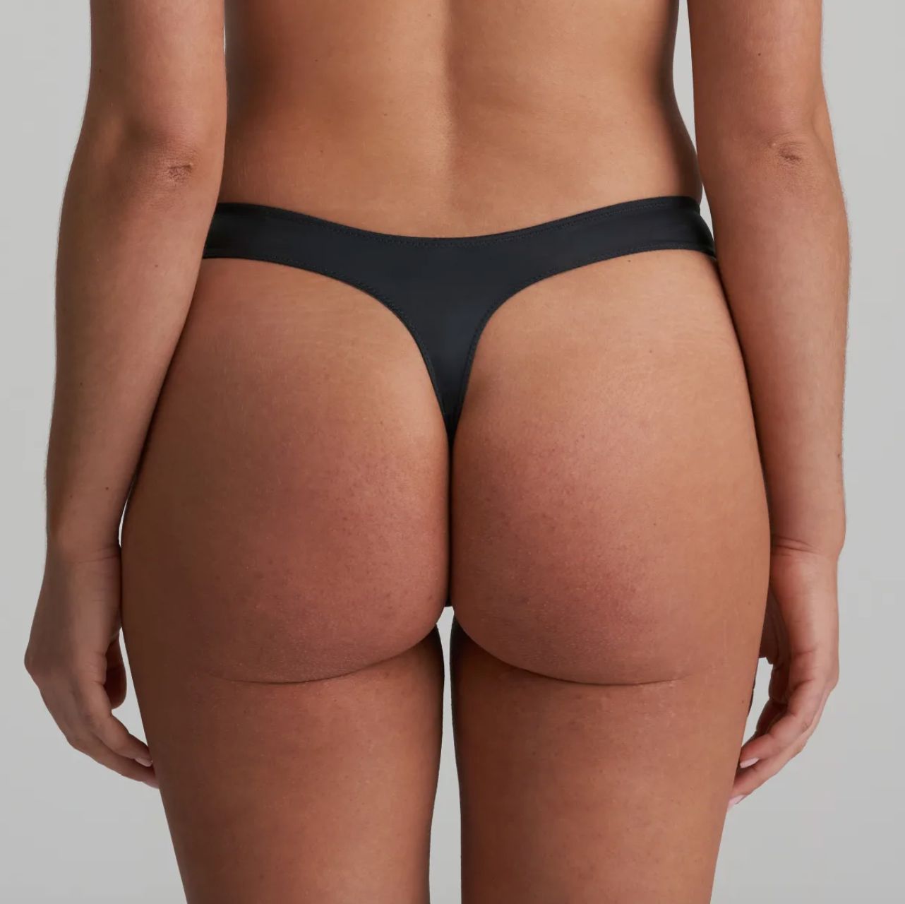 Marie Jo Tom Thong in Graphite Grey 0620820-Panties-Marie Jo-Graphite Grey-XSmall-Anna Bella Fine Lingerie, Reveal Your Most Gorgeous Self!