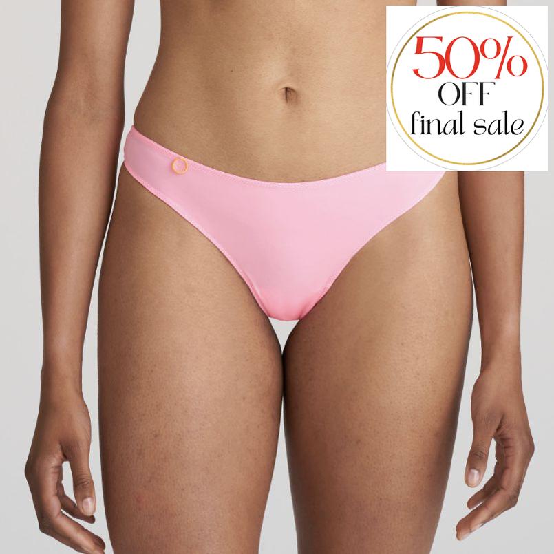 Marie Jo Tom Thong in Happy Pink 0620820-Panties-Marie Jo-Happy Pink-XSmall-Anna Bella Fine Lingerie, Reveal Your Most Gorgeous Self!