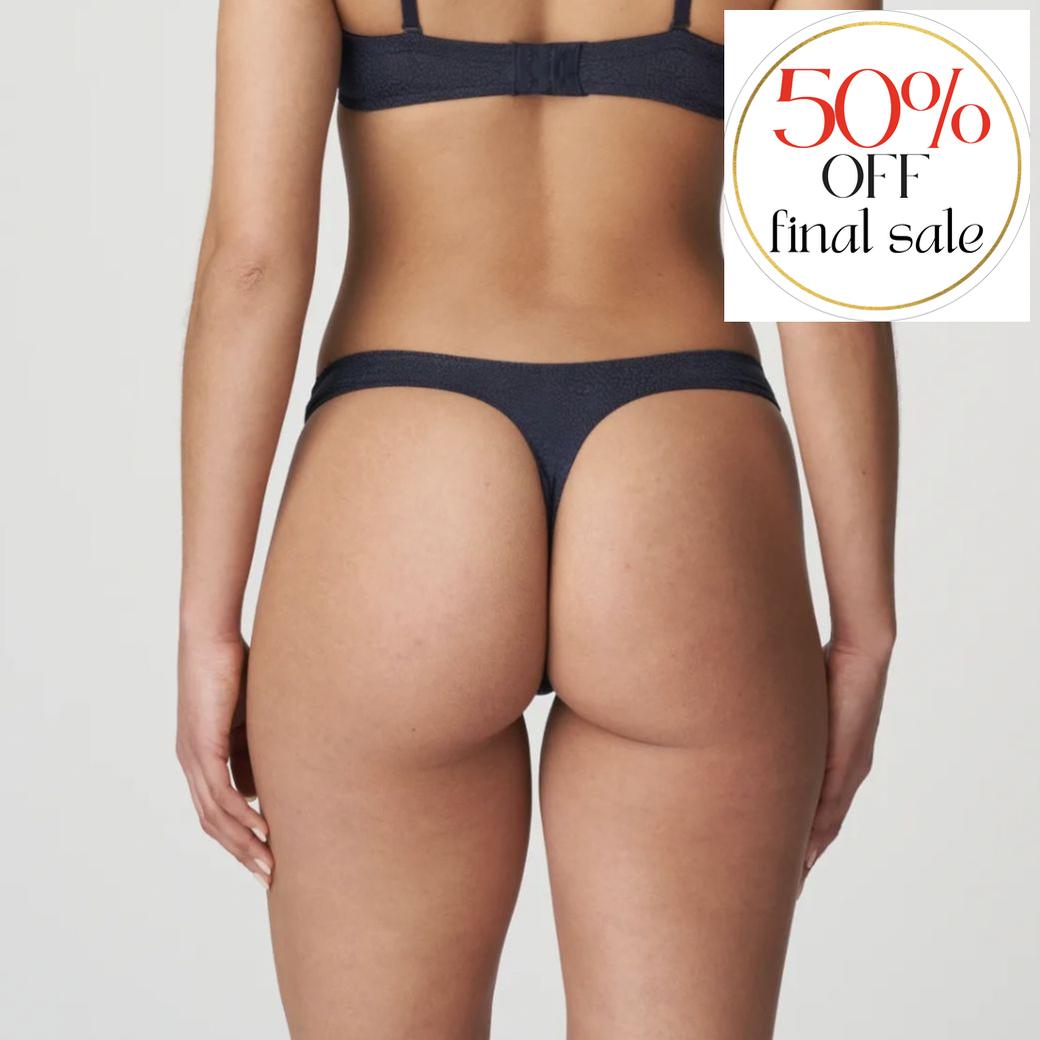Marie Jo Tom Thong in Majestic Blue 0620820-Panties-Marie Jo-Magestic Blue-XSmall-Anna Bella Fine Lingerie, Reveal Your Most Gorgeous Self!
