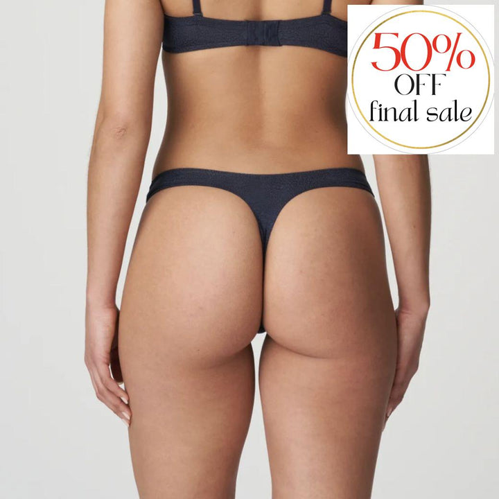 Marie Jo Tom Thong in Majestic Blue 0620820-Panties-Marie Jo-Magestic Blue-XSmall-Anna Bella Fine Lingerie, Reveal Your Most Gorgeous Self!