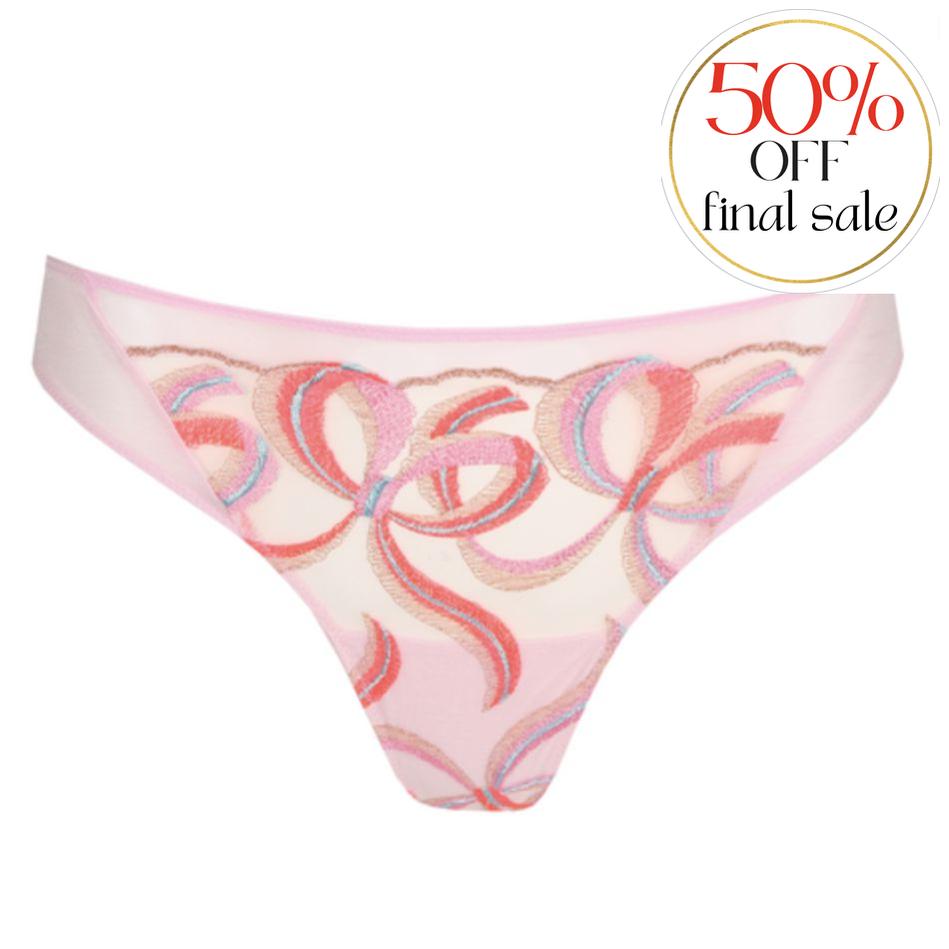 Marie Jo Vita Thong 0602690-Panties-Marie Jo-Lily Rose-XSmall-Anna Bella Fine Lingerie, Reveal Your Most Gorgeous Self!