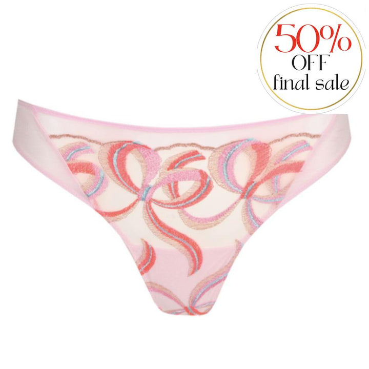 Marie Jo Vita Thong 0602690-Panties-Marie Jo-Lily Rose-XSmall-Anna Bella Fine Lingerie, Reveal Your Most Gorgeous Self!