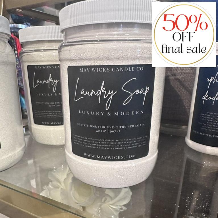 Mav Wick 32 oz. Powdered Laundry Soap-Scent-Mav Wick-Enchanted Rouge-Anna Bella Fine Lingerie, Reveal Your Most Gorgeous Self!