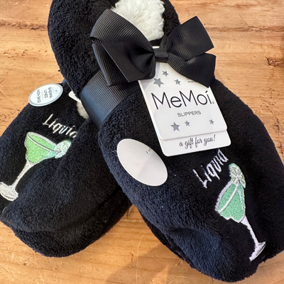 MeMoi Liquid Therapy Sherpa-Lined Slippers-Anna Bella Fine Lingerie-Small/Medium-