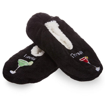 MeMoi Liquid Therapy Sherpa-Lined Slippers-Anna Bella Fine Lingerie-Small/Medium-