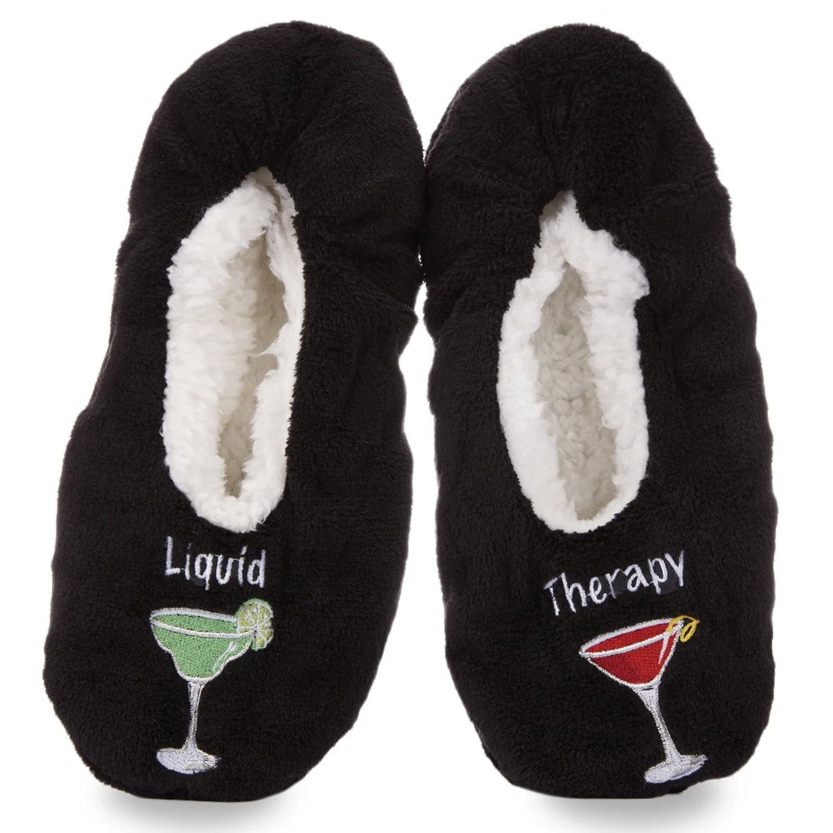 MeMoi Liquid Therapy Sherpa-Lined Slippers-Anna Bella Fine Lingerie-Small/Medium-