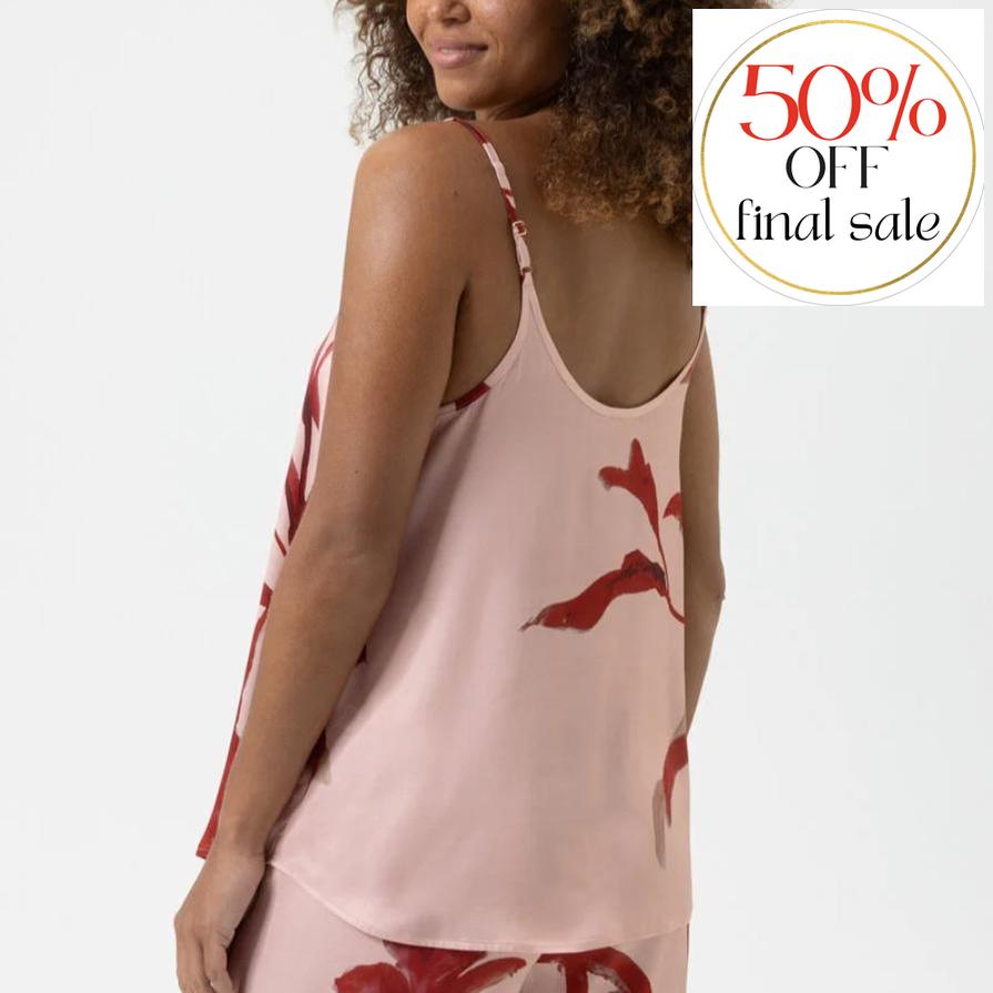 Mey Iced Winter Floral Camisole & Long Pant 1210092 in Bonbon Pink-Loungewear-Mey-Bonbon Pink-Small-Anna Bella Fine Lingerie, Reveal Your Most Gorgeous Self!