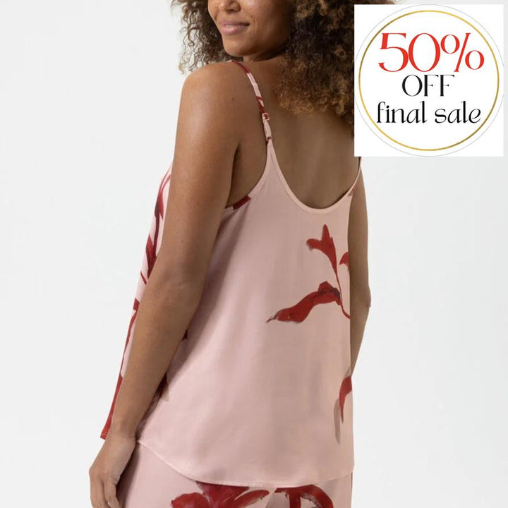 Mey Iced Winter Floral Camisole &amp; Long Pant 1210092 in Bonbon Pink-Loungewear-Mey-Bonbon Pink-Small-Anna Bella Fine Lingerie, Reveal Your Most Gorgeous Self!