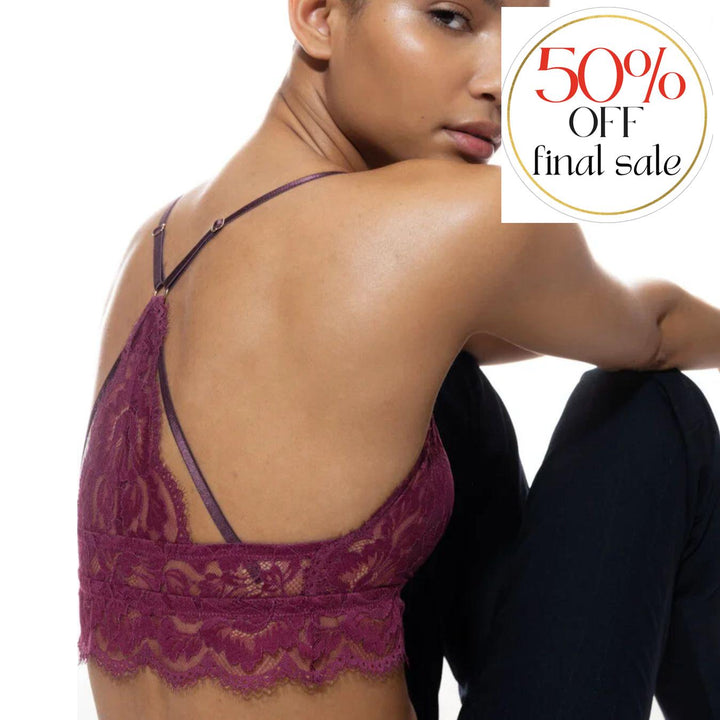 Mey Poetry Vogue Triangle Bra 74233-Bralette-Mey-Barbados Cherry-Small-Anna Bella Fine Lingerie, Reveal Your Most Gorgeous Self!