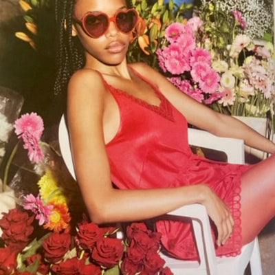 Mey Temptation Camisole & French Knicker 1110032 in Red Carpet-Loungewear-Mey-Red Carpet-XSmall-Anna Bella Fine Lingerie, Reveal Your Most Gorgeous Self!