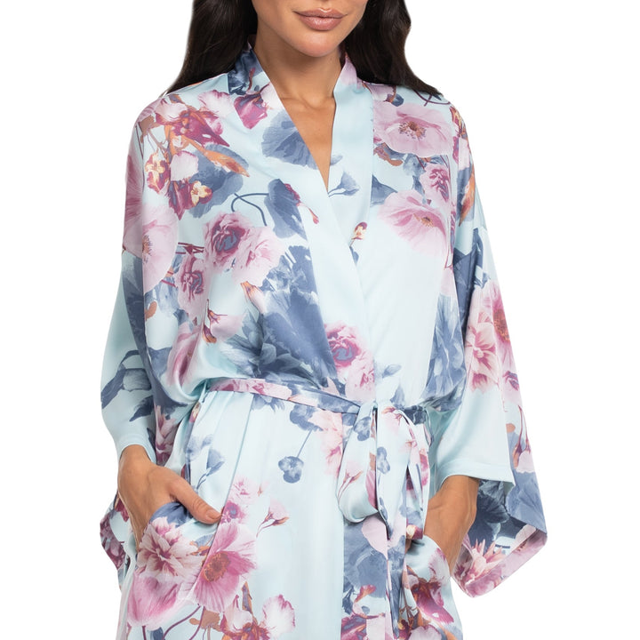 Midnight Bakery Dove Print Wrapper DVE130-Robes-Midnight Bakery-Flowery Secret-XSmall/Small-Anna Bella Fine Lingerie, Reveal Your Most Gorgeous Self!