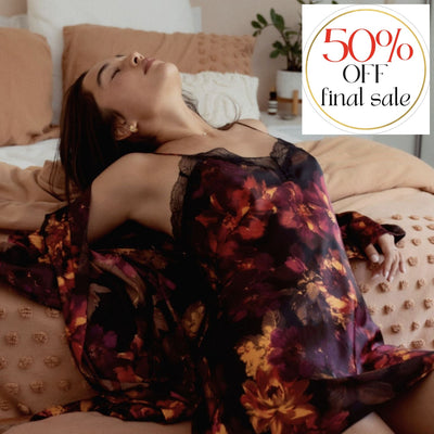 Midnight Bakery Dylan Chemise DYN110-Loungewear-Midnight Bakery-Midnight Queen-XSmall-Anna Bella Fine Lingerie, Reveal Your Most Gorgeous Self!