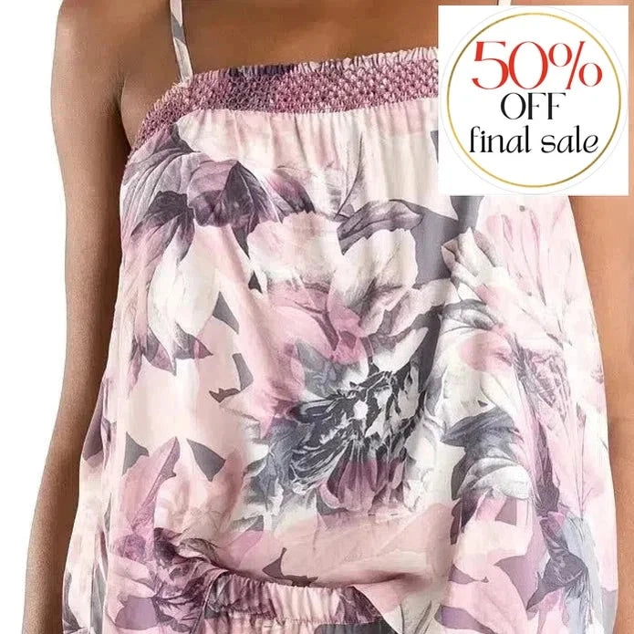 Midnight Bakery Moonlight Beach Cami Tap Pant MBH140-Loungewear-Midnight Bakery-Mauve-XSmall-Anna Bella Fine Lingerie, Reveal Your Most Gorgeous Self!