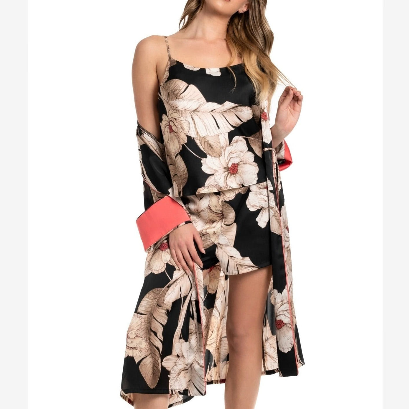 Midnight Bakery Summer Song Cami Short Set IDY140-Loungewear-Midnight Bakery-Summer Song-XSmall-Anna Bella Fine Lingerie, Reveal Your Most Gorgeous Self!