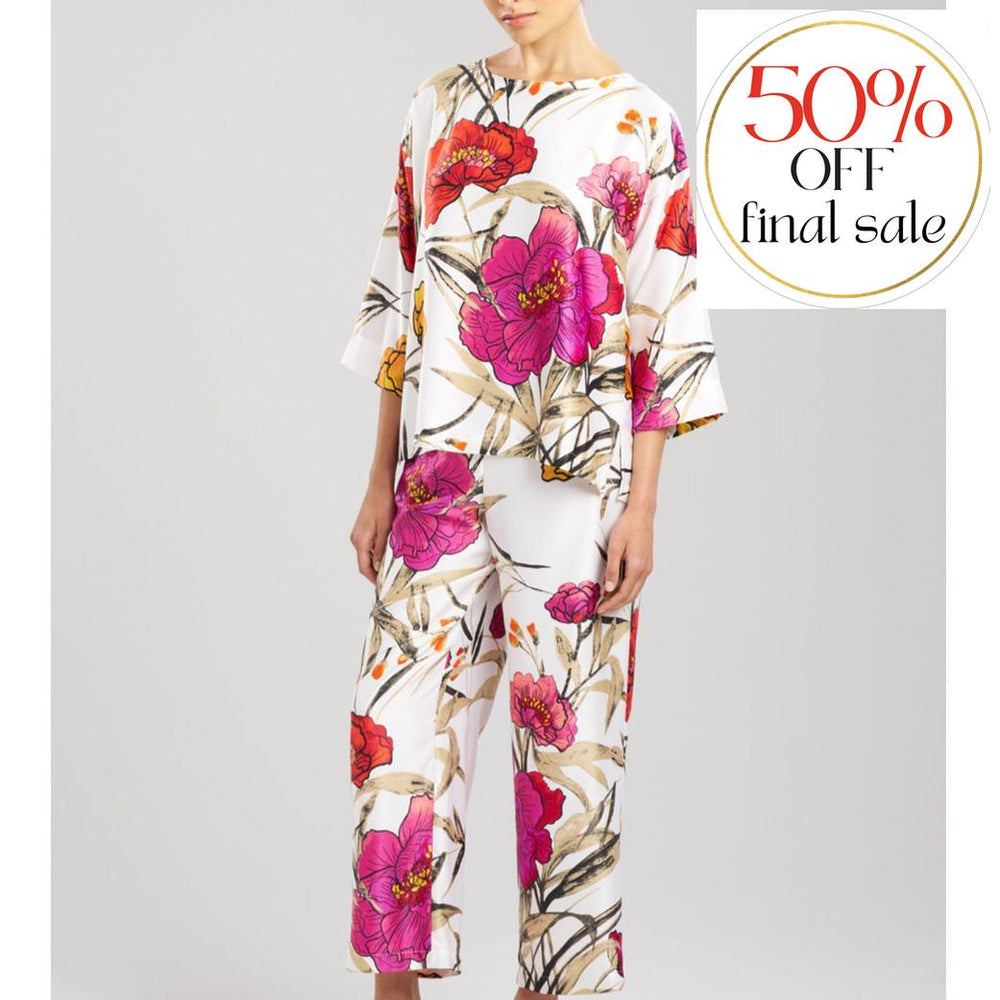 Natori Anais PJ Set S76141-Loungewear-Natori-Alabaster Combo-XSmall-Anna Bella Fine Lingerie, Reveal Your Most Gorgeous Self!