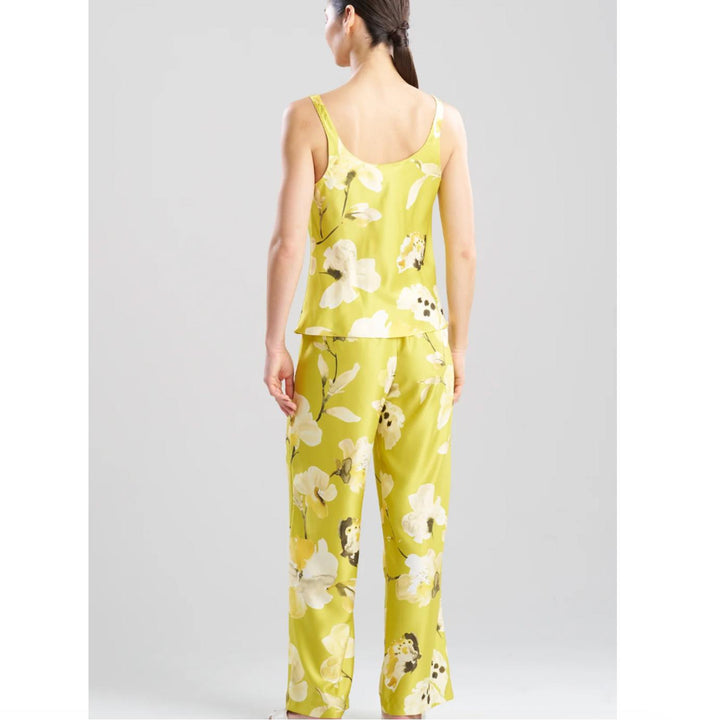 Natori Aurelia Tank PJ Set X76120 in Chartreuse-Sleepwear-Natori-Chartreuse-XSmall-Anna Bella Fine Lingerie, Reveal Your Most Gorgeous Self!