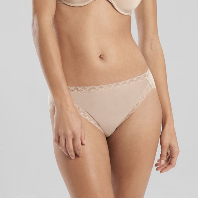 Natori Bliss French Cut Panty in Cafe' 152058-Anna Bella Fine Lingerie-Cafe'-XSmall-