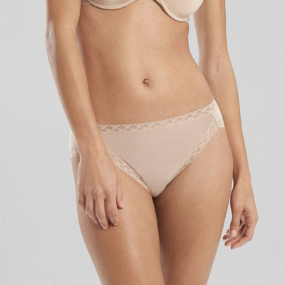 Natori Bliss French Cut Panty in Cafe' 152058-Anna Bella Fine Lingerie-Cafe'-XSmall-