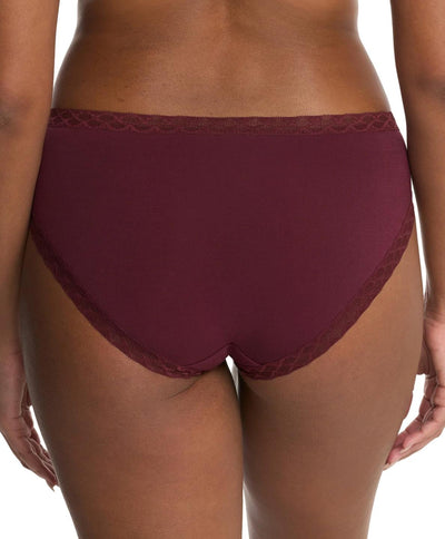 Natori Bliss French Cut Panty in Royal Fig 152058-Panties-Natori-Royal Fig-XSmall-Anna Bella Fine Lingerie, Reveal Your Most Gorgeous Self!