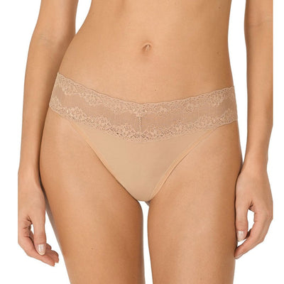 Natori Bliss Perfection One-Size Thong in Cafe' 750092-Anna Bella Fine Lingerie-Cafe'-One Size-