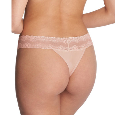 Natori Bliss Perfection One-Size Thong in Seashell 750092-Anna Bella Fine Lingerie-Seashell-One Size-