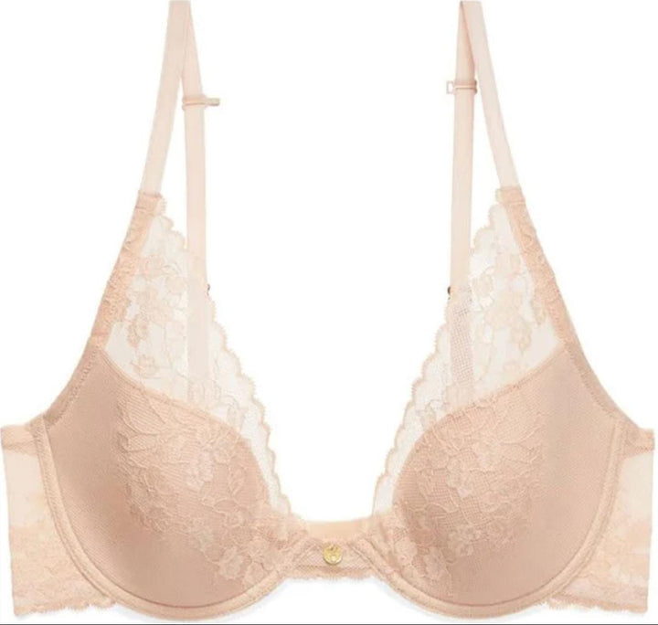 Natori Cherry Blossom Convertible Contour UW Bra in Cameo Rose 721191-Bras-Natori-Cameo Rose-32-C-Anna Bella Fine Lingerie, Reveal Your Most Gorgeous Self!