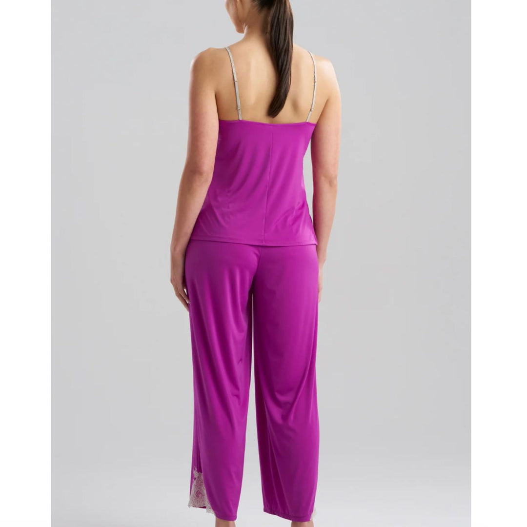 Natori Enchant Cami Pant Set V76312 in Mad Magenta-Sleepwear-Natori-Mad Magenta-Small-Anna Bella Fine Lingerie, Reveal Your Most Gorgeous Self!
