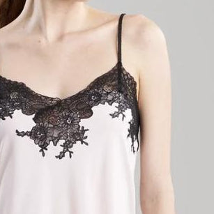 Natori Enchant Cami Tap Pant V76112 in Pink / Black-Sleepwear-Natori-Pink/Black-XSmall-Anna Bella Fine Lingerie, Reveal Your Most Gorgeous Self!